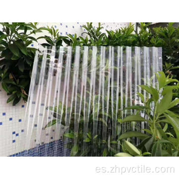 Hoja de techo transparente de plástico PVC PVC Transparente